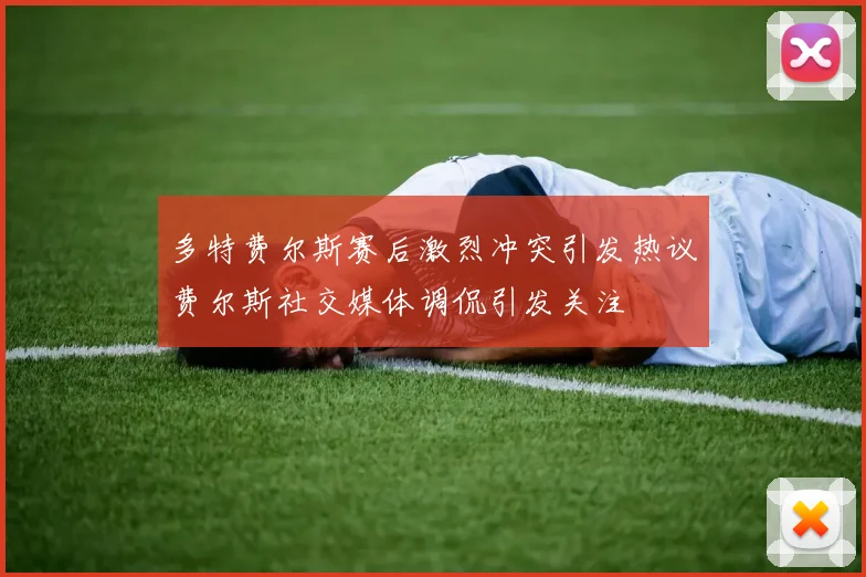 多特费尔斯赛后激烈冲突引发热议费尔斯社交媒体调侃引发关注